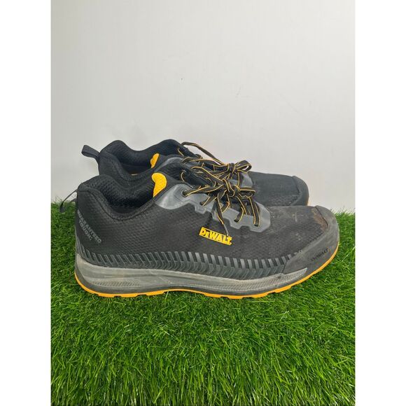 DeWalt Safety Work Shoes Steel Toe ASTM F2413-18 Men’s Size 12 Black Yellow main image 8